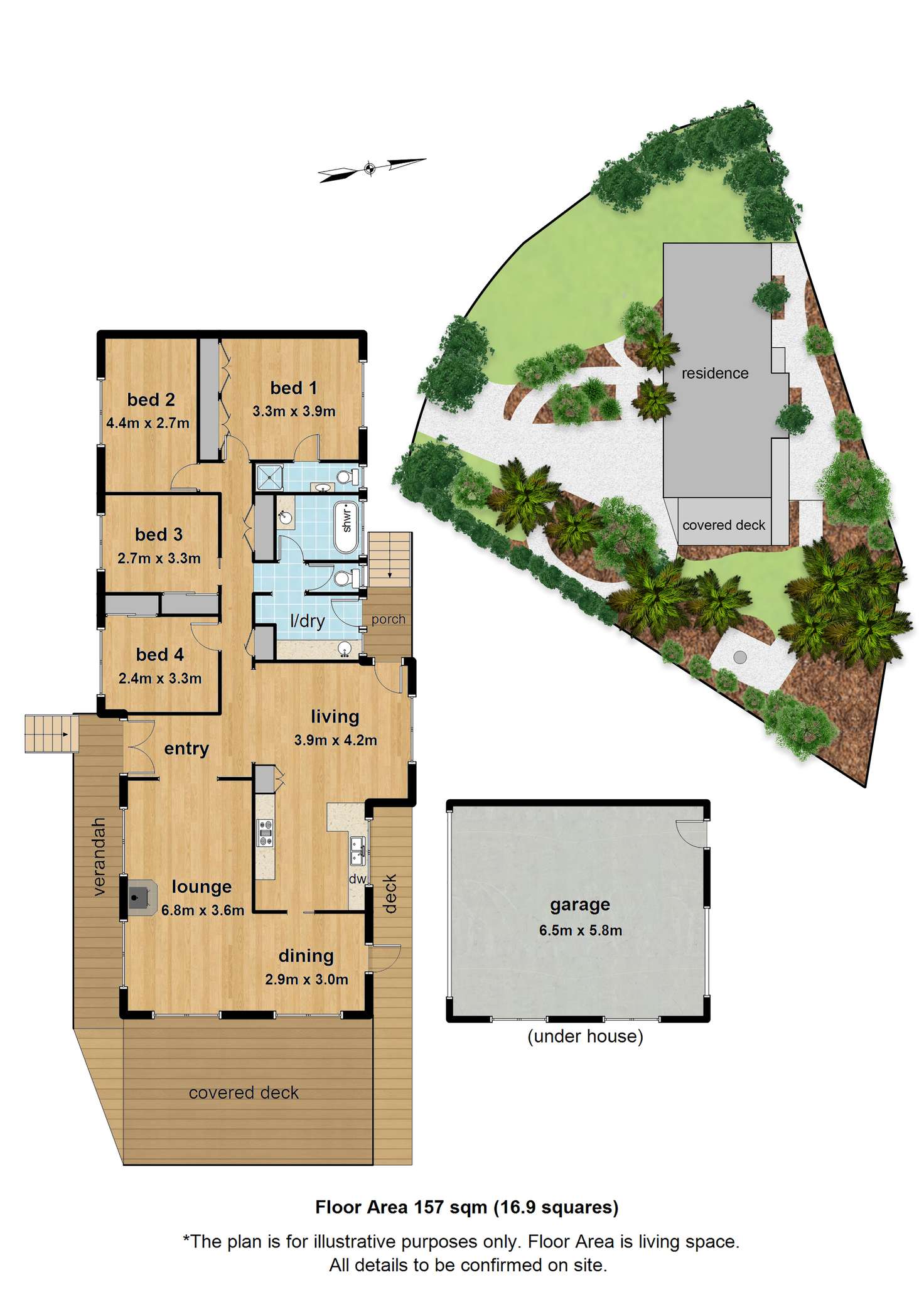 Floorplan of Homely house listing, 3 Rivington Avenue, Kallista VIC 3791