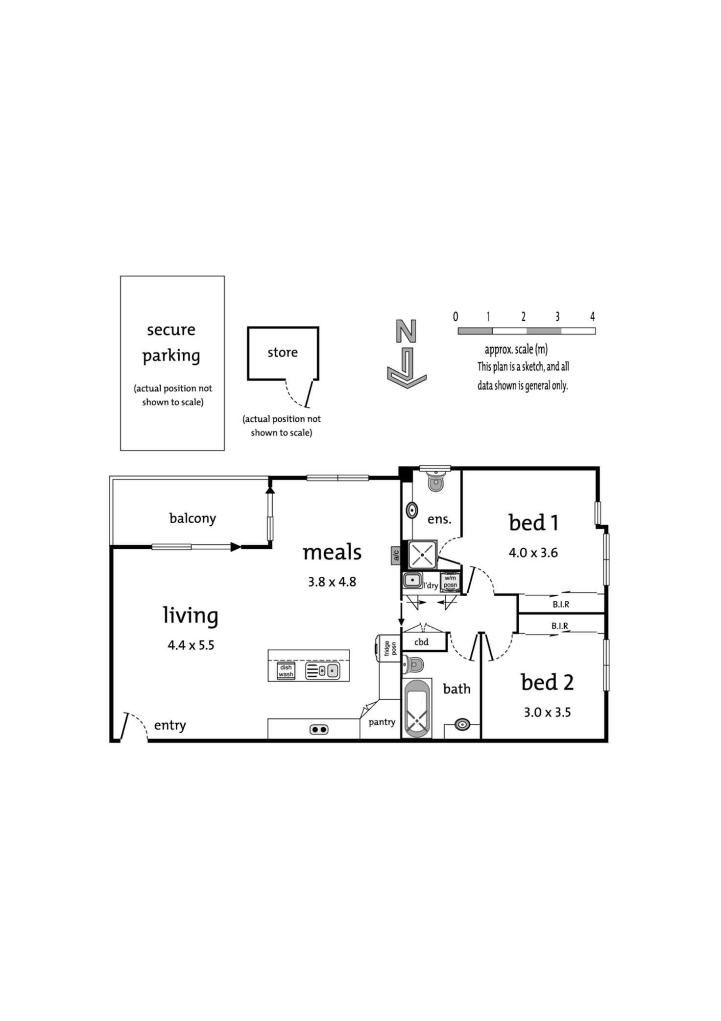 Floorplan of Homely apartment listing, 14/24 Rose Street, Box Hill VIC 3128
