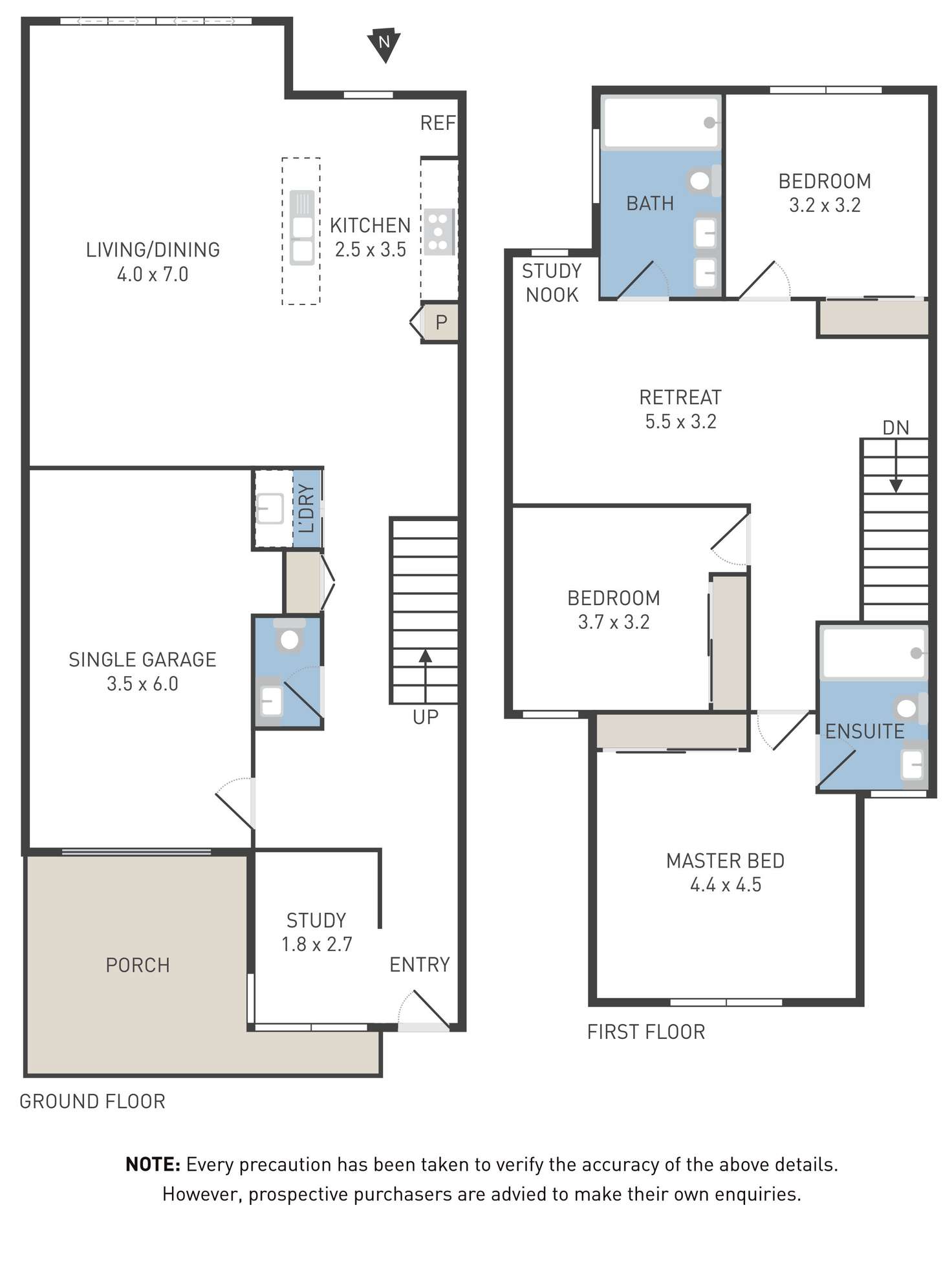 Floorplan of Homely townhouse listing, 19b Burns Street, Maidstone VIC 3012