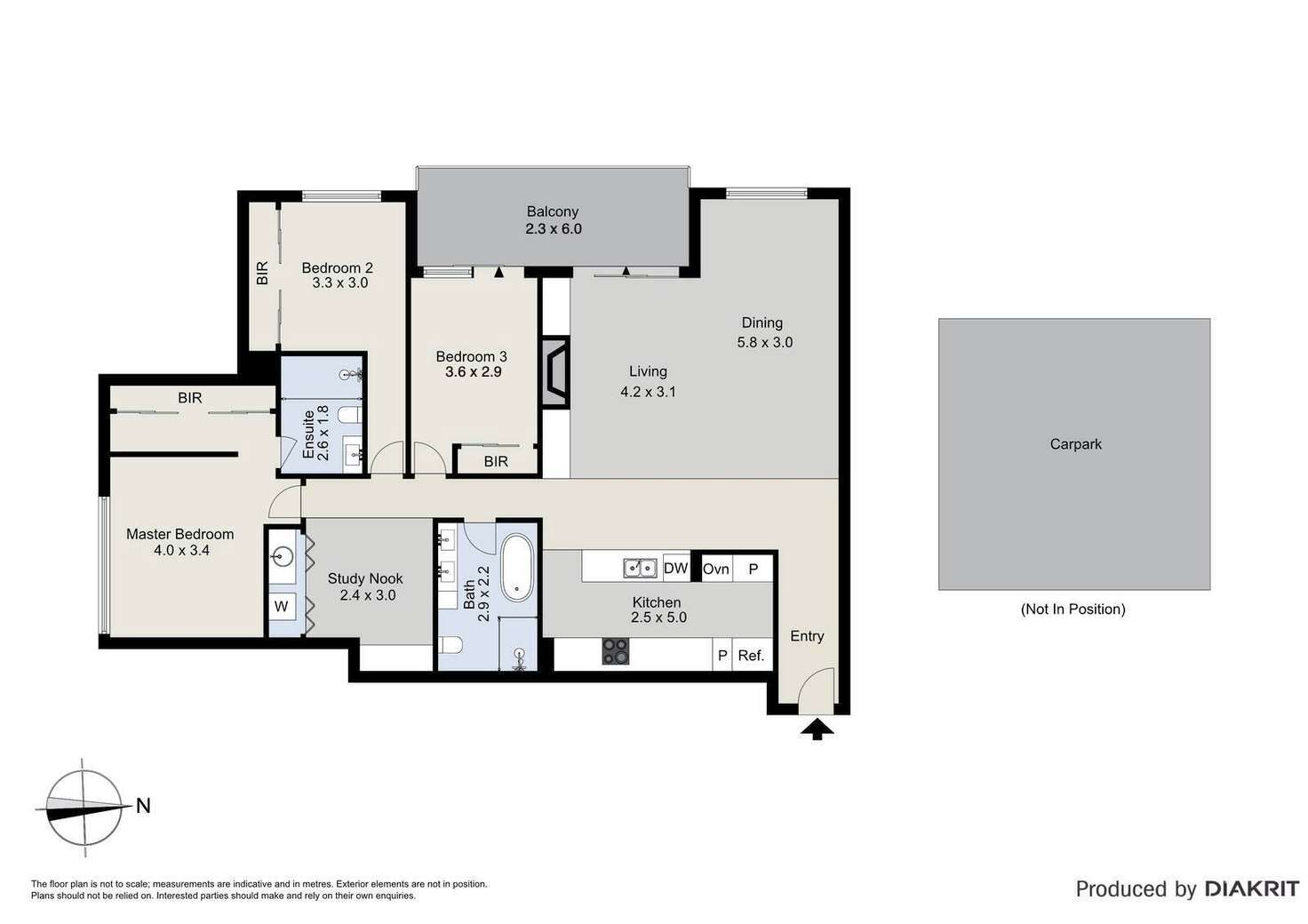 Floorplan of Homely apartment listing, 104/261-263 Balwyn Road, Balwyn North VIC 3104