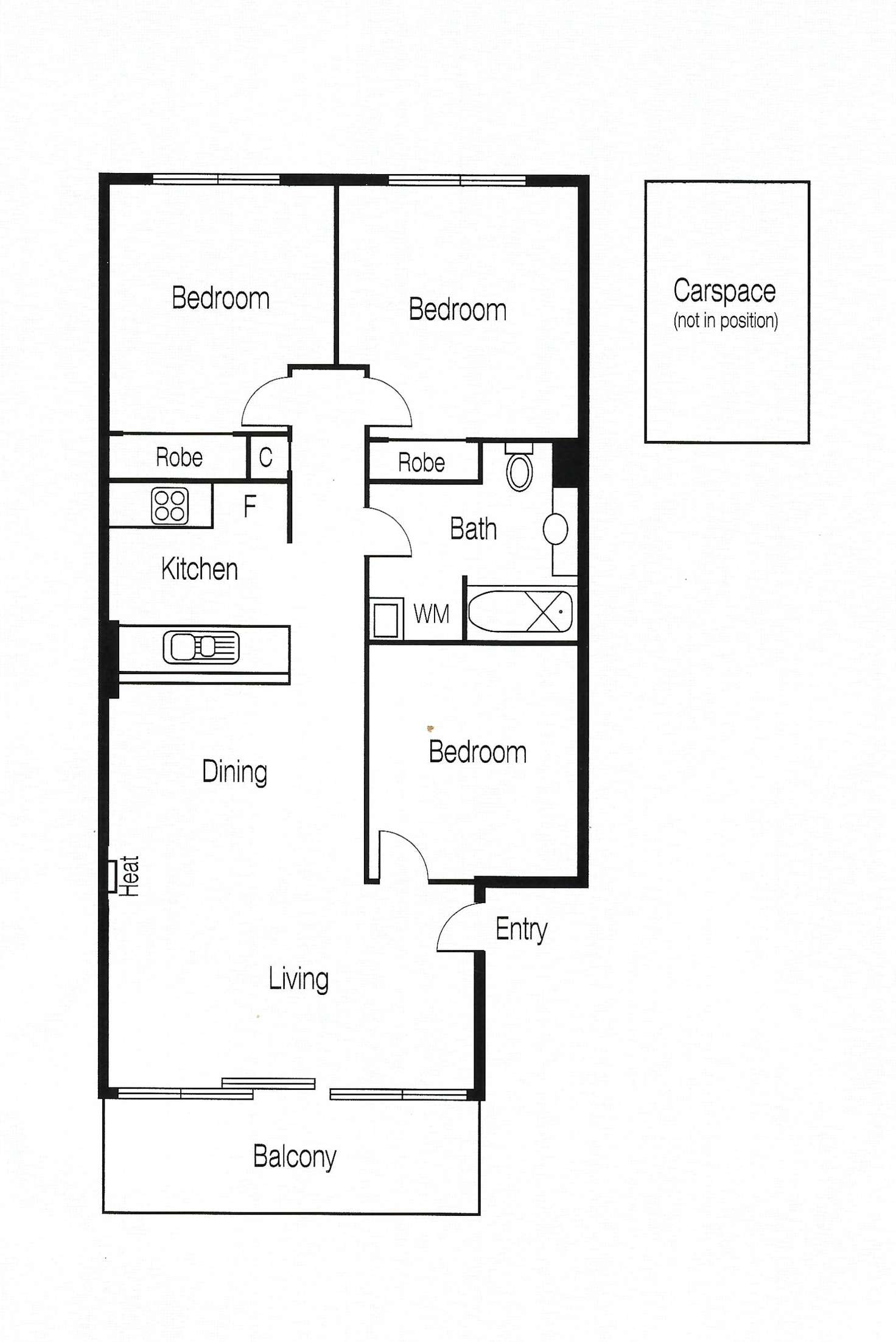 Floorplan of Homely apartment listing, 208/28 Little Lonsdale Street, Melbourne VIC 3000