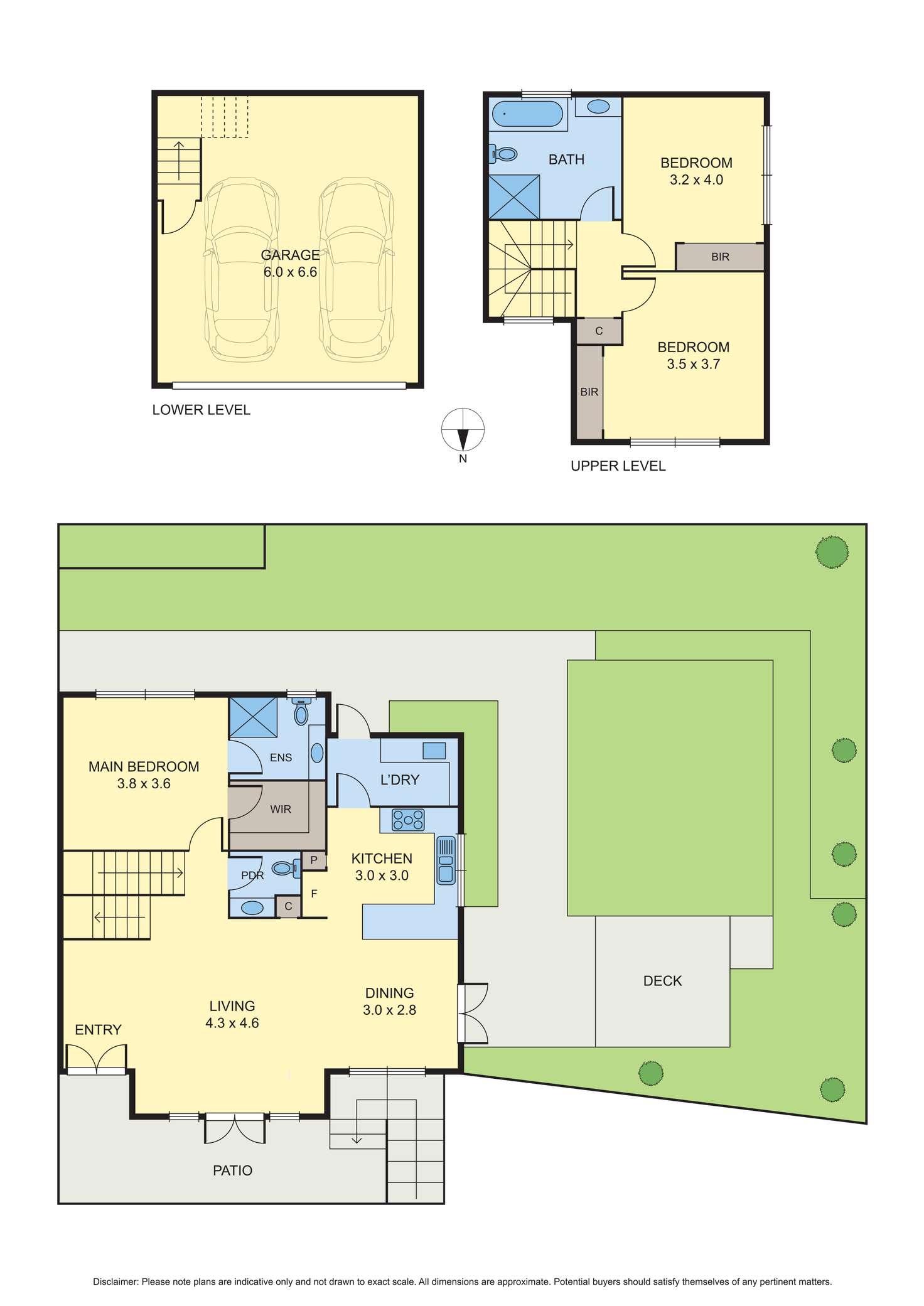 Floorplan of Homely townhouse listing, 4/1232 Main Road, Eltham VIC 3095