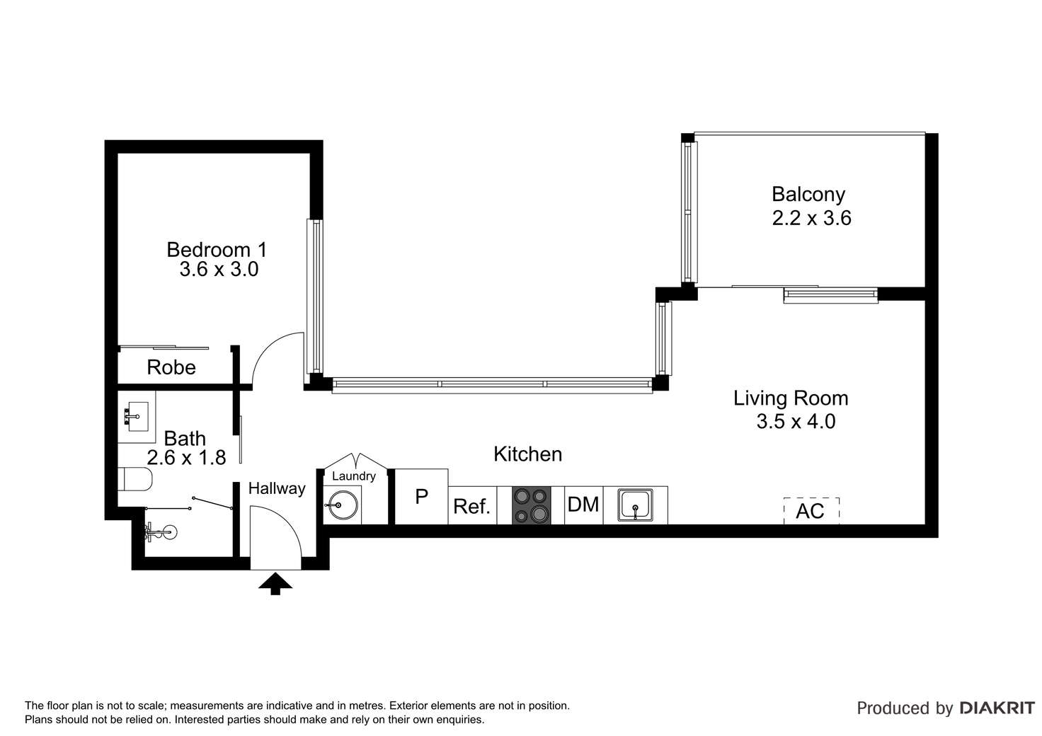 Floorplan of Homely apartment listing, 408/111 Inkerman Street, St Kilda VIC 3182