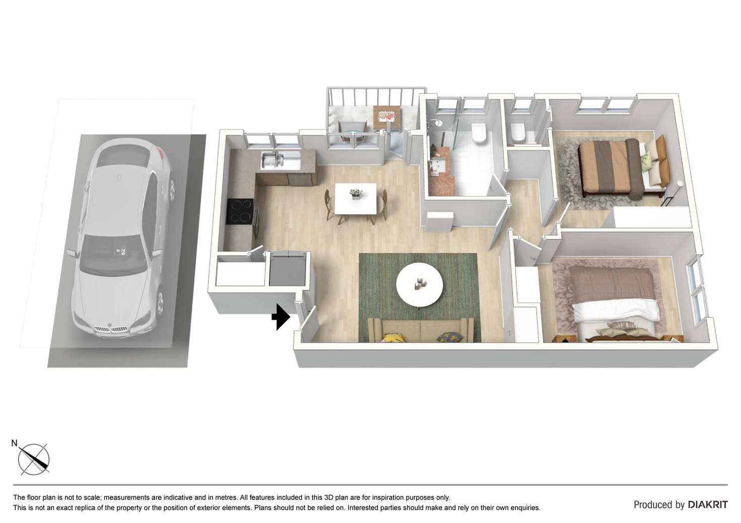 Floorplan of Homely apartment listing, 17/19 Dalgety Street, St Kilda VIC 3182
