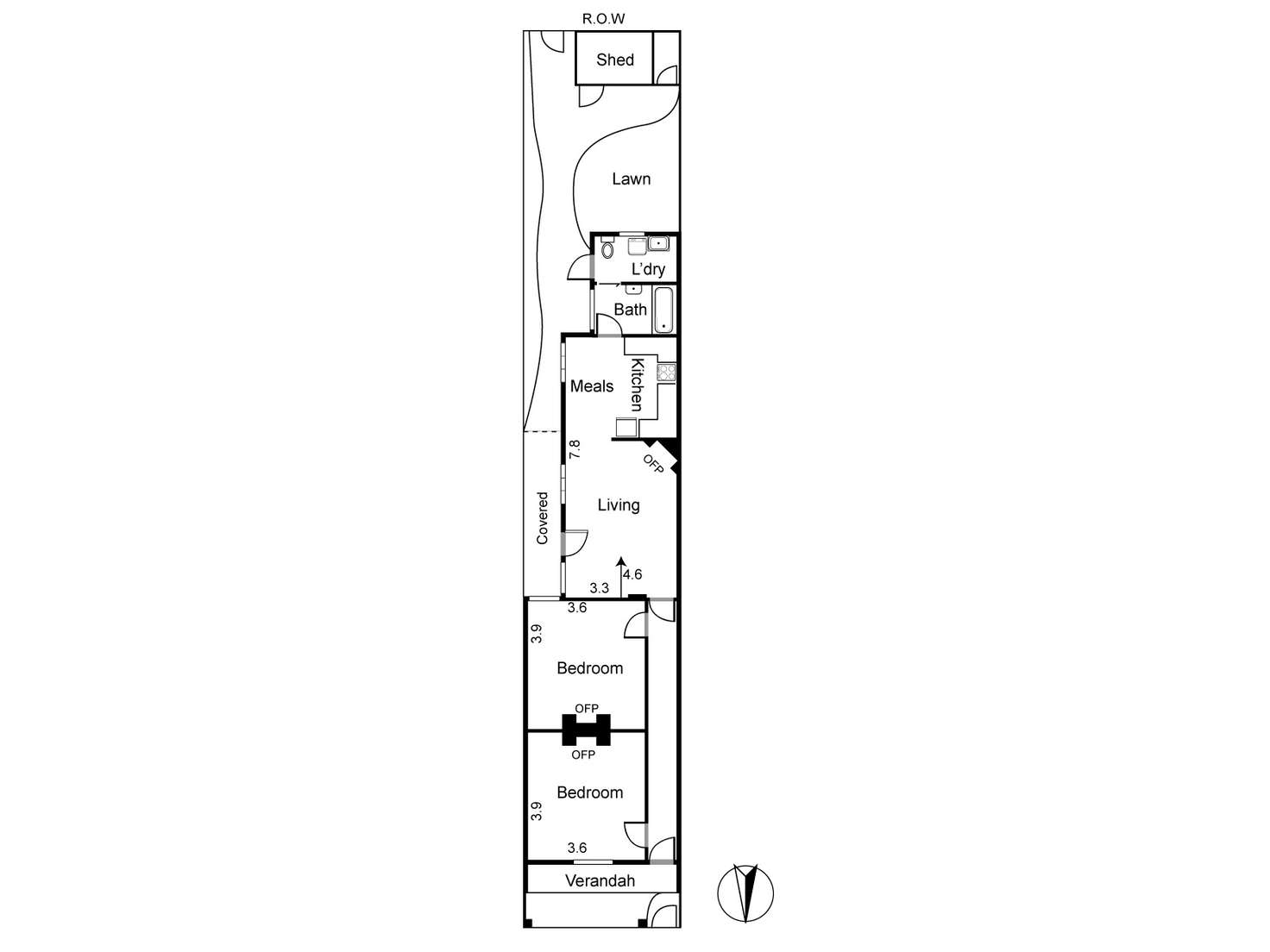 Floorplan of Homely house listing, 54 Victoria Street, Fitzroy VIC 3065