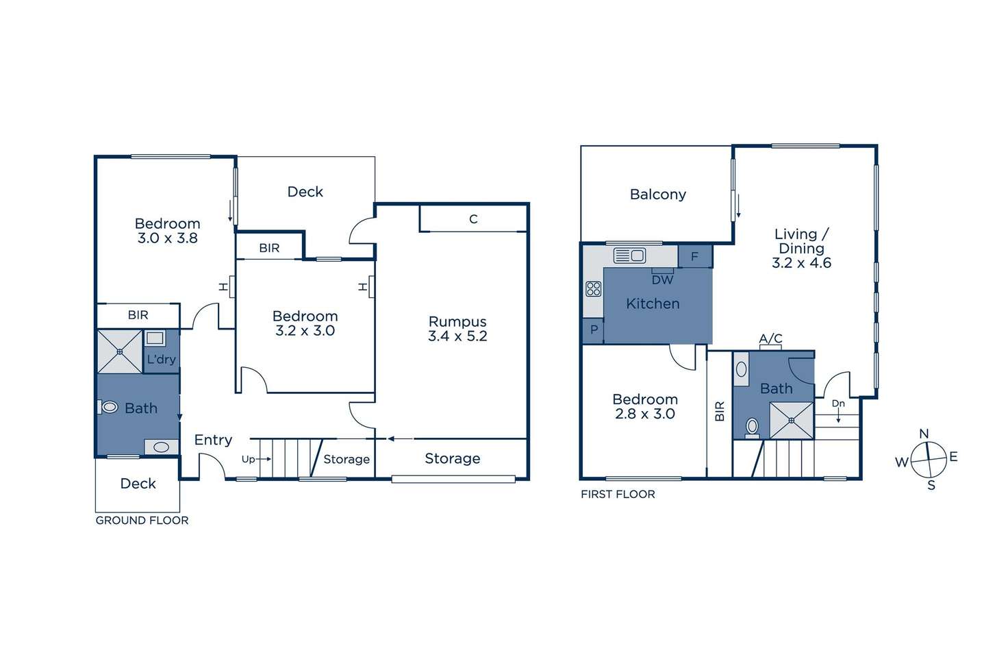Floorplan of Homely townhouse listing, 12/1-5 Highett Grove, Highett VIC 3190