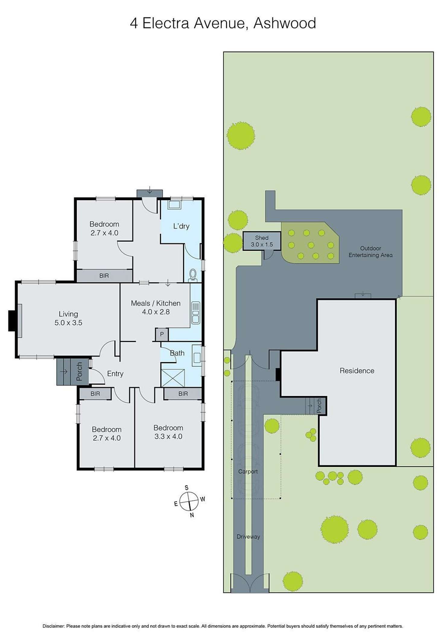 Floorplan of Homely house listing, 4 Electra Avenue, Ashwood VIC 3147