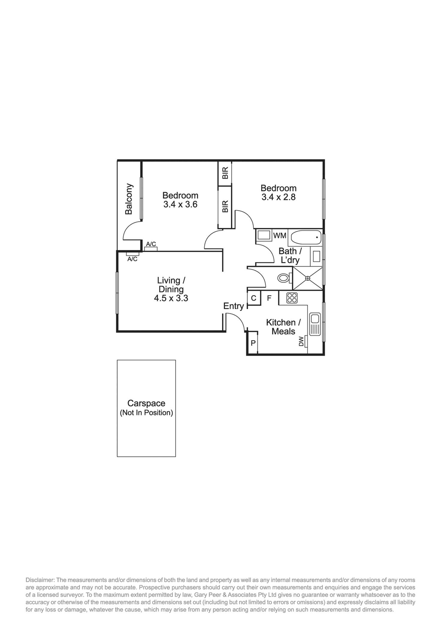 Floorplan of Homely apartment listing, 7/19 Trevascus Street, Caulfield South VIC 3162