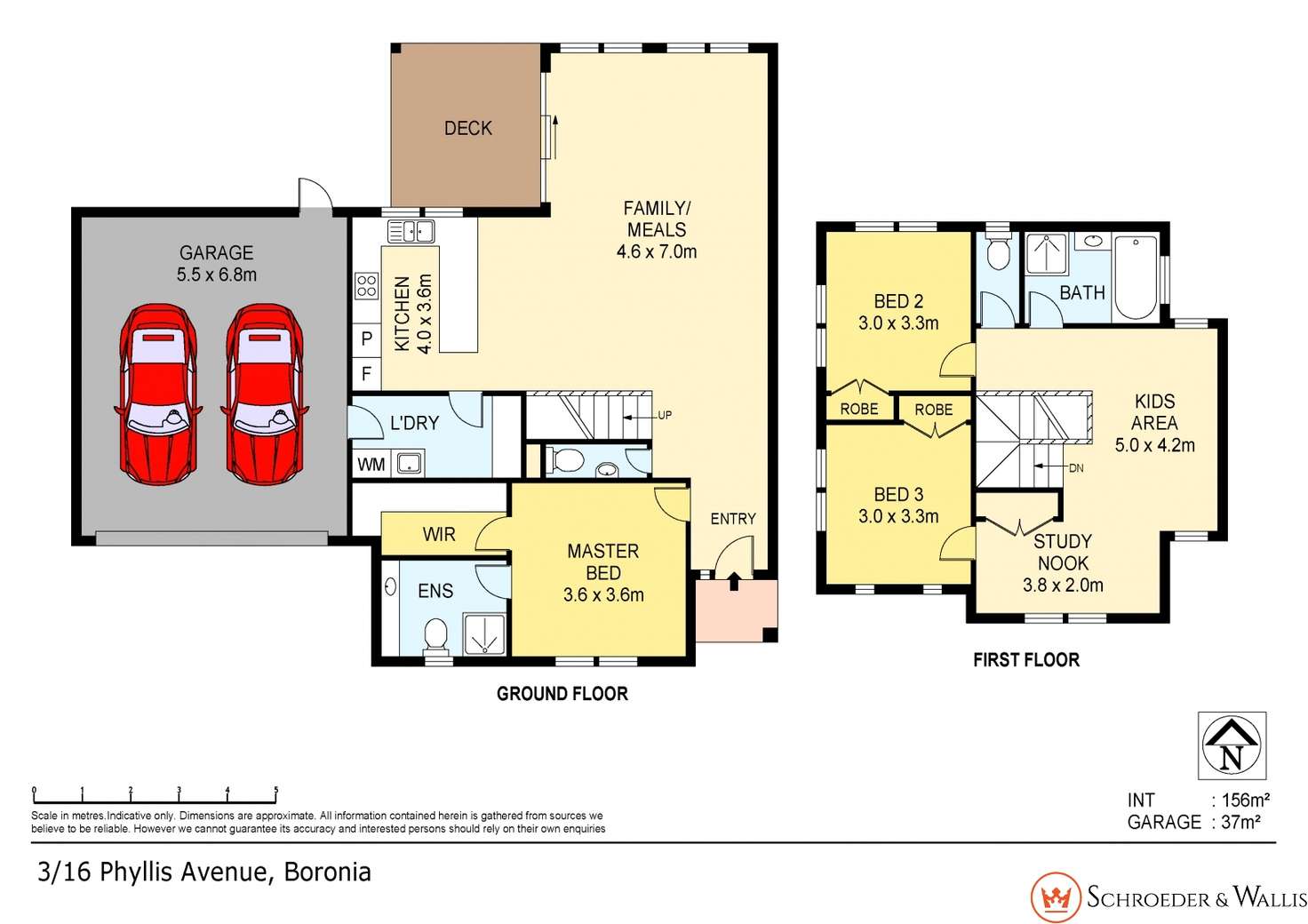 Floorplan of Homely townhouse listing, 3/16 Phyllis Avenue, Boronia VIC 3155