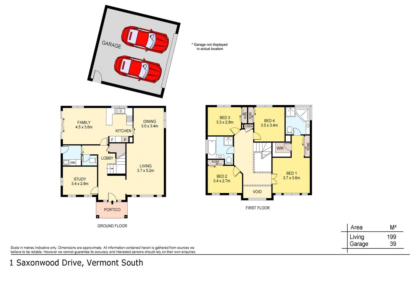 Floorplan of Homely house listing, 1 Saxonwood Drive, Vermont South VIC 3133
