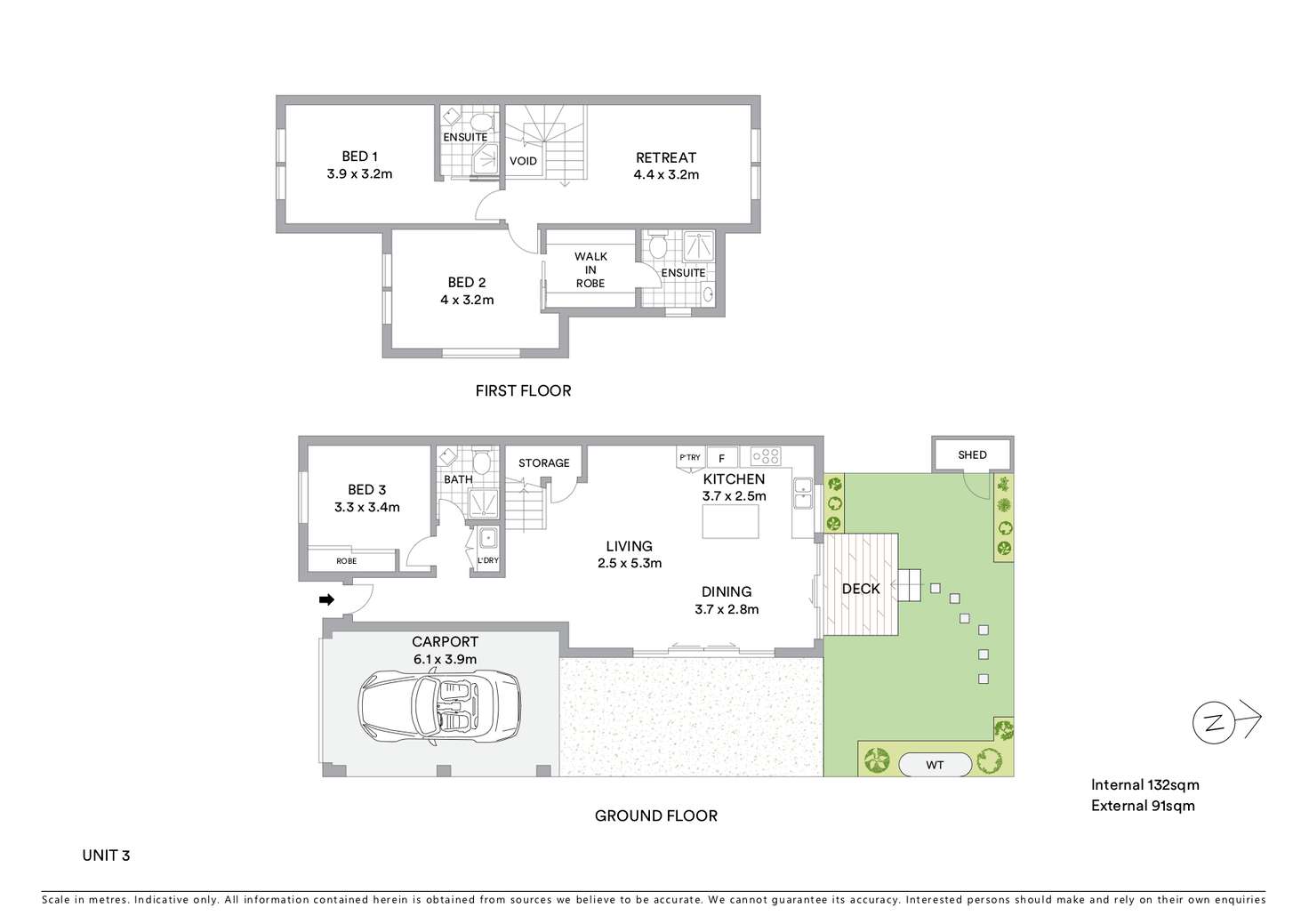 Floorplan of Homely townhouse listing, 3/91 Eley Road, Box Hill South VIC 3128