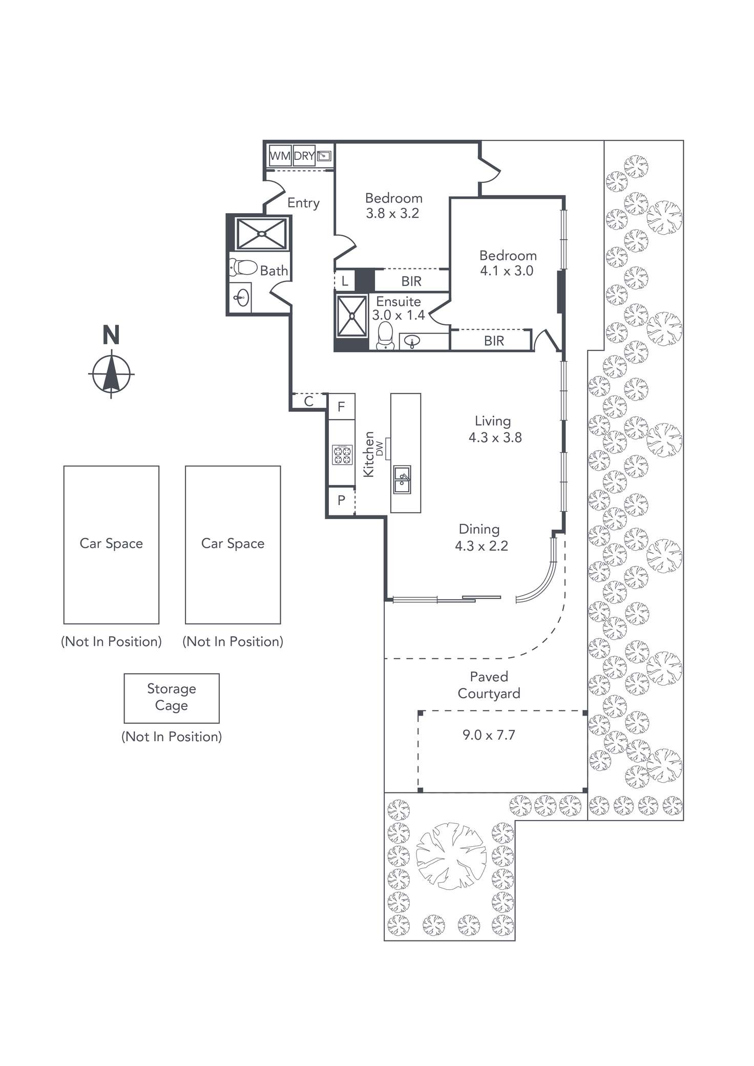 Floorplan of Homely apartment listing, 5/1457 High Street, Glen Iris VIC 3146