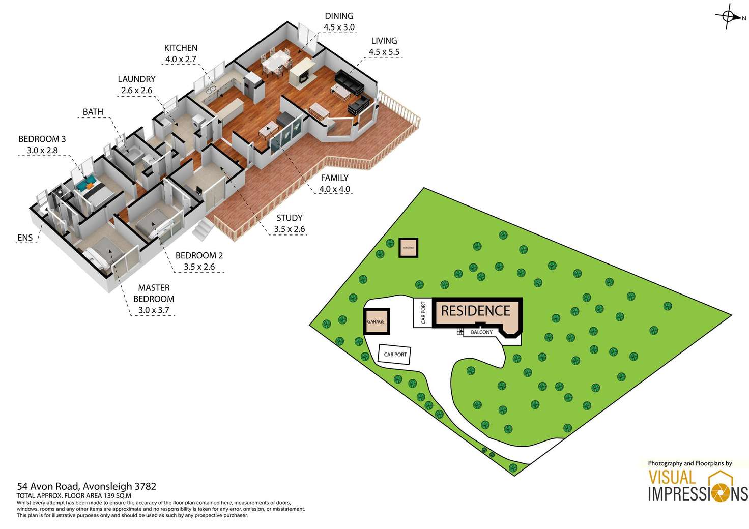 Floorplan of Homely house listing, 54 Avon Road, Avonsleigh VIC 3782