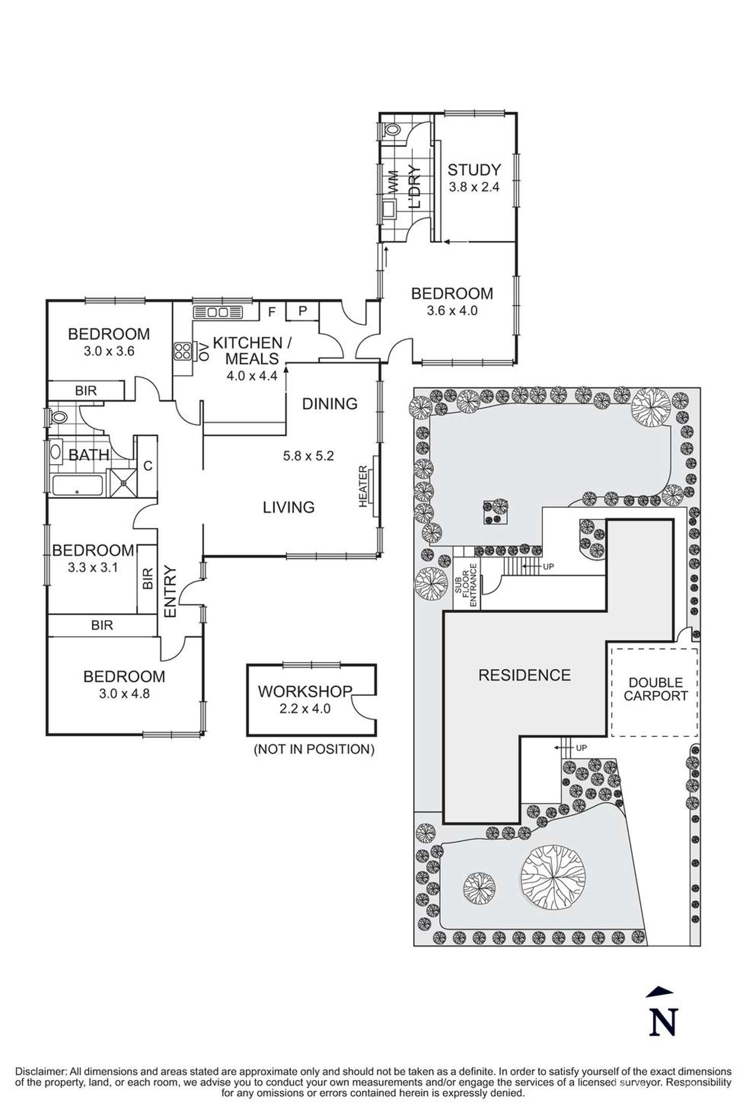 Floorplan of Homely house listing, 17 Clauscen Street, Templestowe Lower VIC 3107