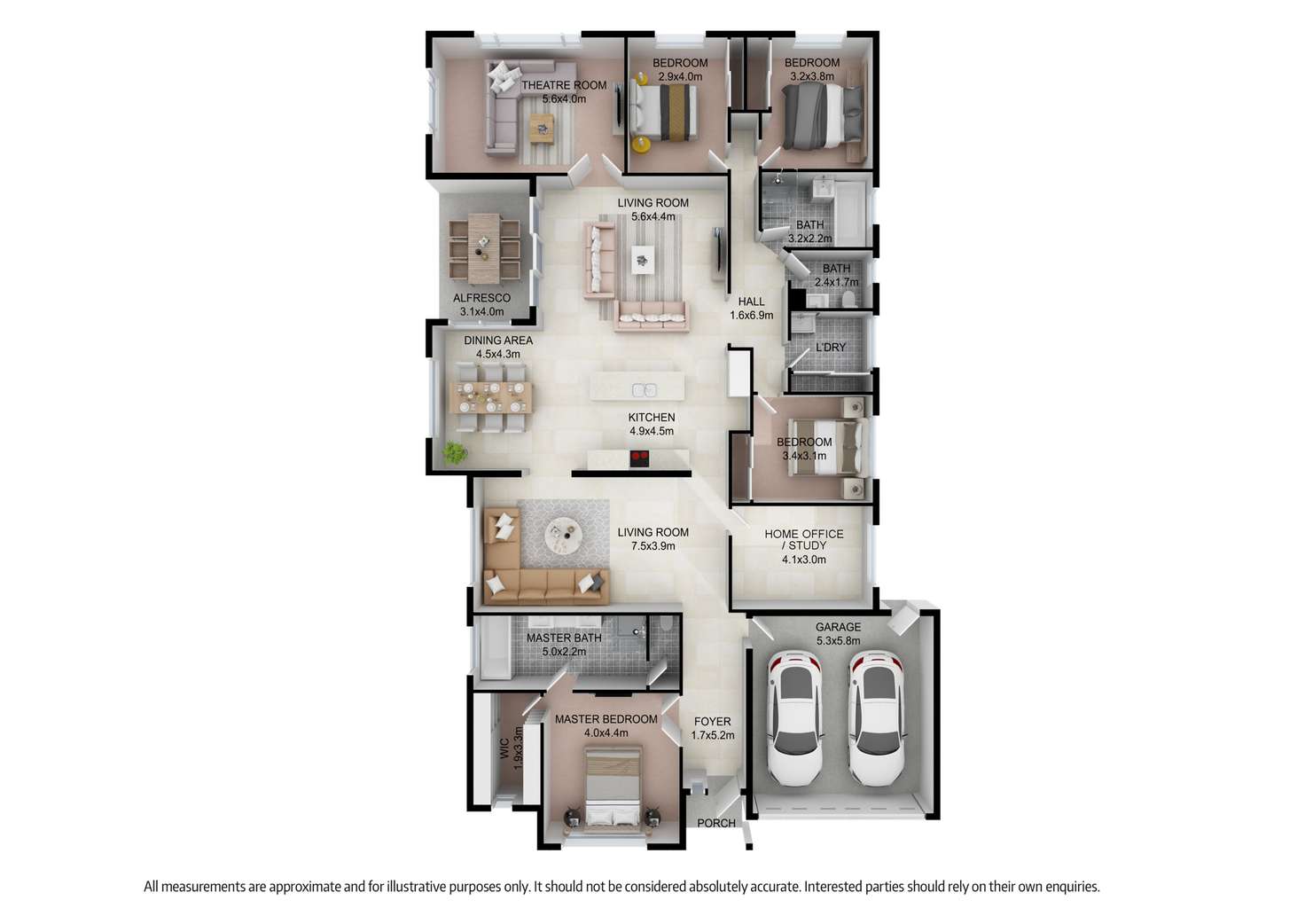 Floorplan of Homely house listing, 424 Masons Road, Mernda VIC 3754