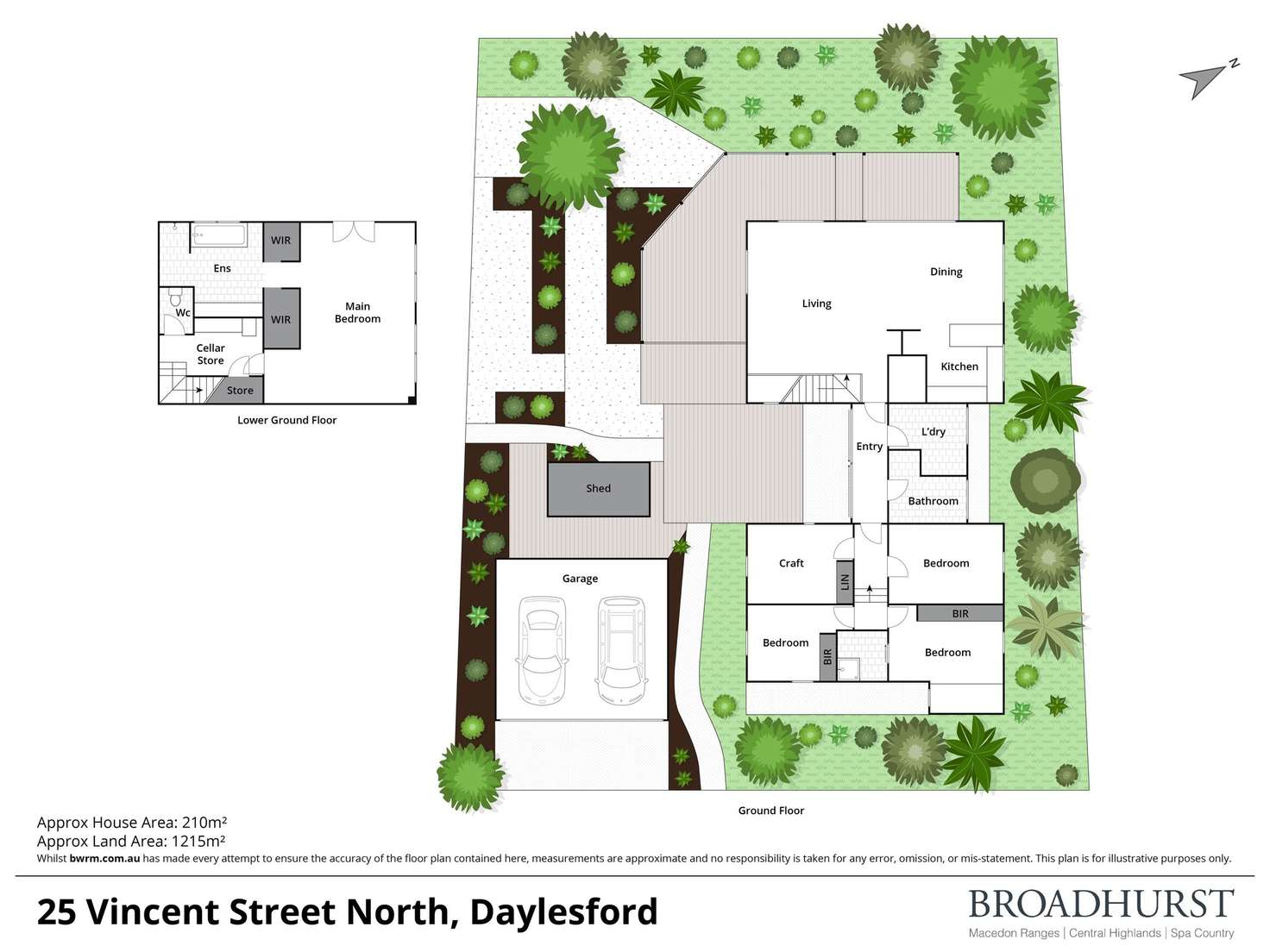Floorplan of Homely house listing, 25 Vincent Street North, Daylesford VIC 3460