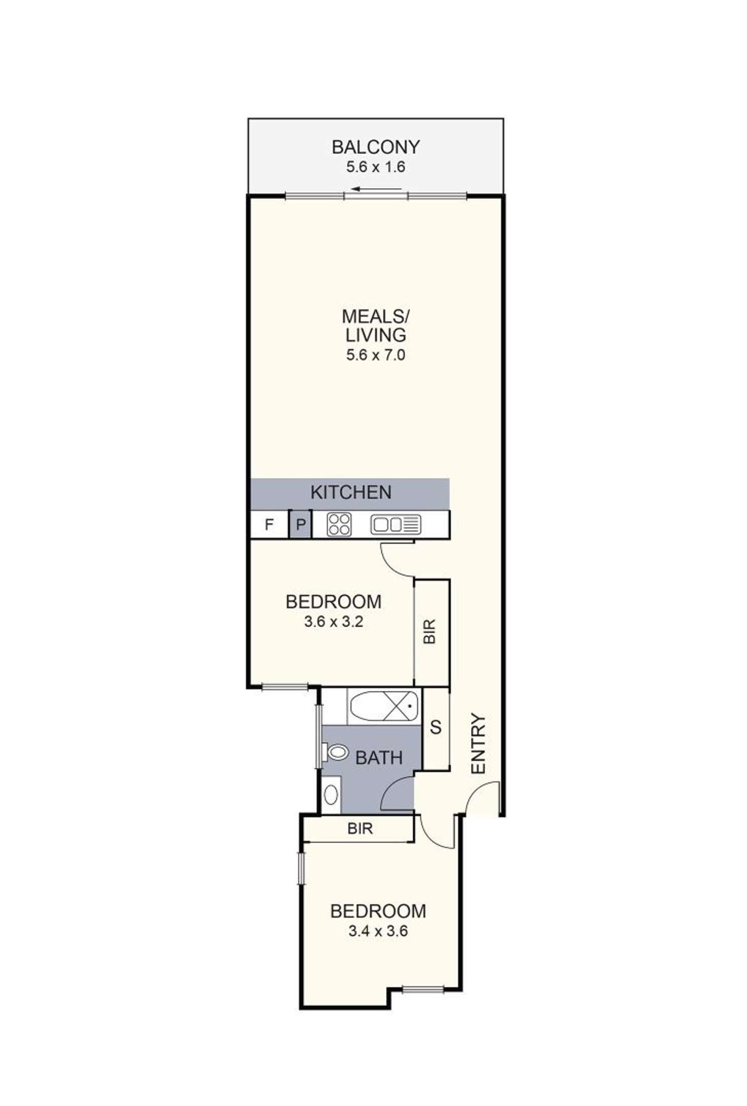 Floorplan of Homely apartment listing, 4/1-11 Marnoo Street, Braybrook VIC 3019