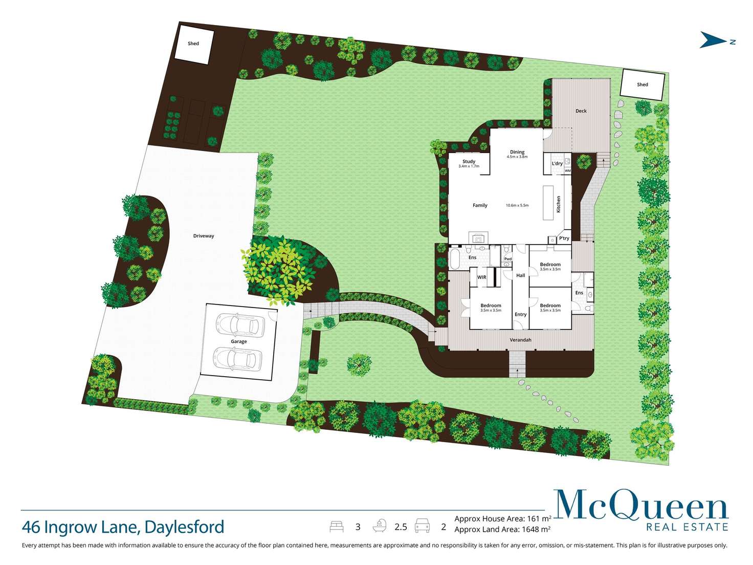 Floorplan of Homely house listing, 46 Ingrow Lane, Daylesford VIC 3460