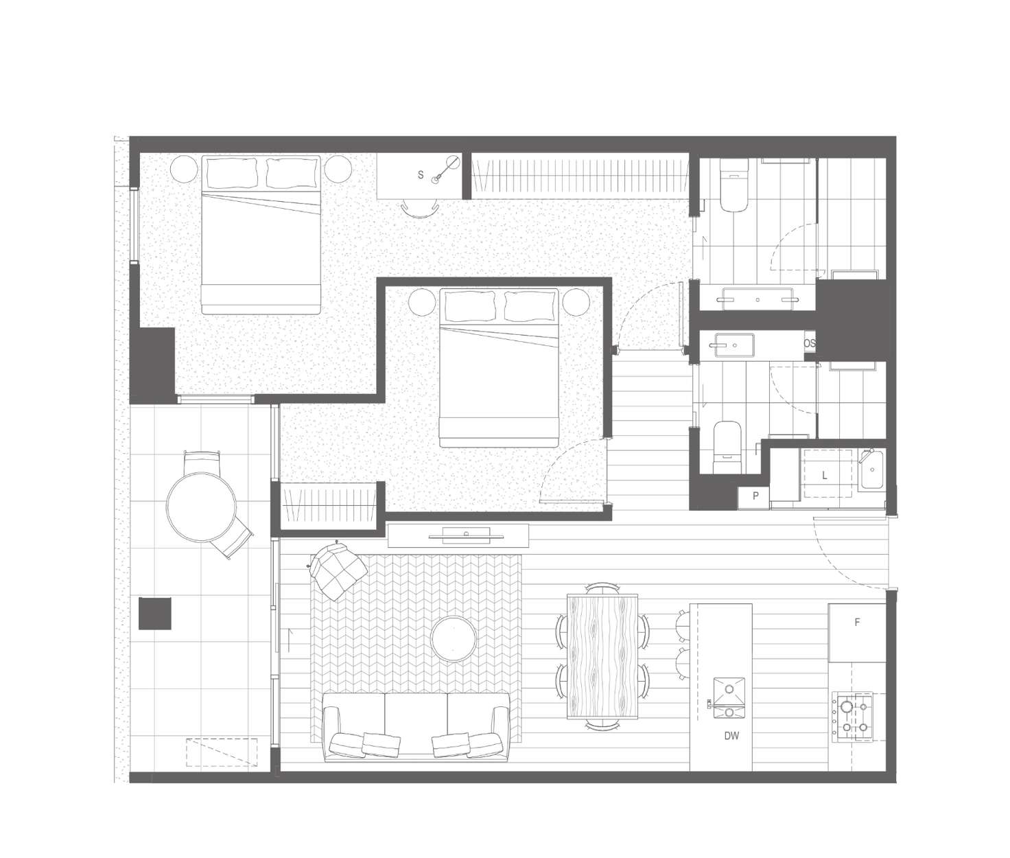 Floorplan of Homely apartment listing, GD02/55 Camberwell Road, Hawthorn East VIC 3123