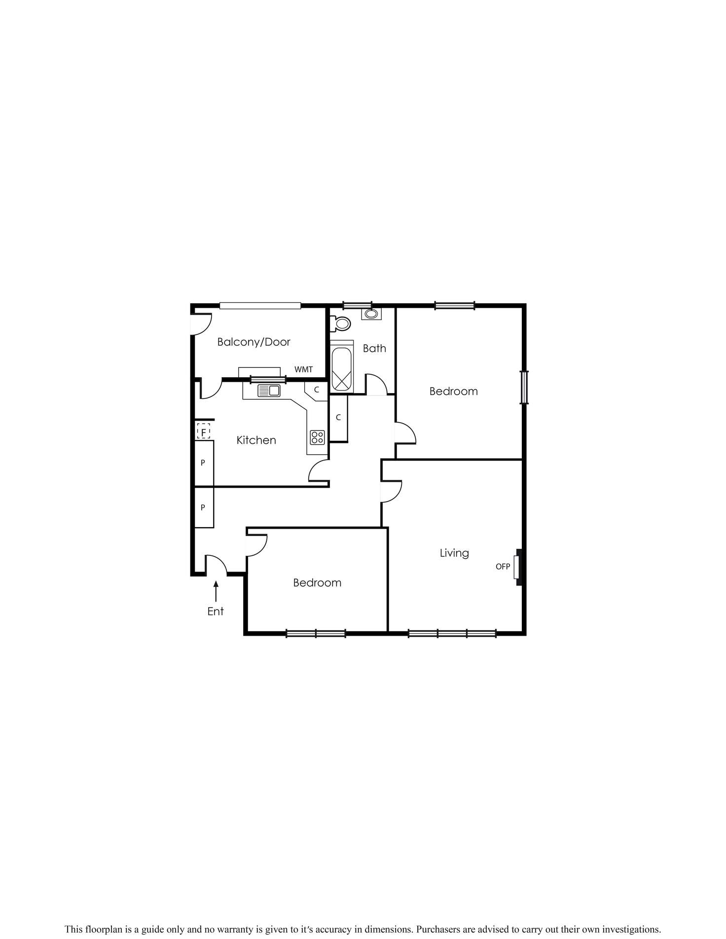 Floorplan of Homely apartment listing, 6/140 Brighton Road, Ripponlea VIC 3185