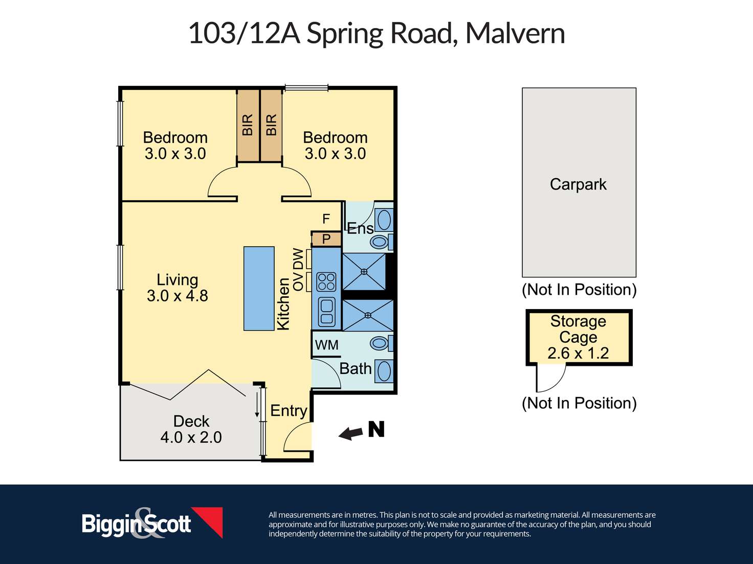 Floorplan of Homely apartment listing, 103/12A Spring Road, Malvern VIC 3144