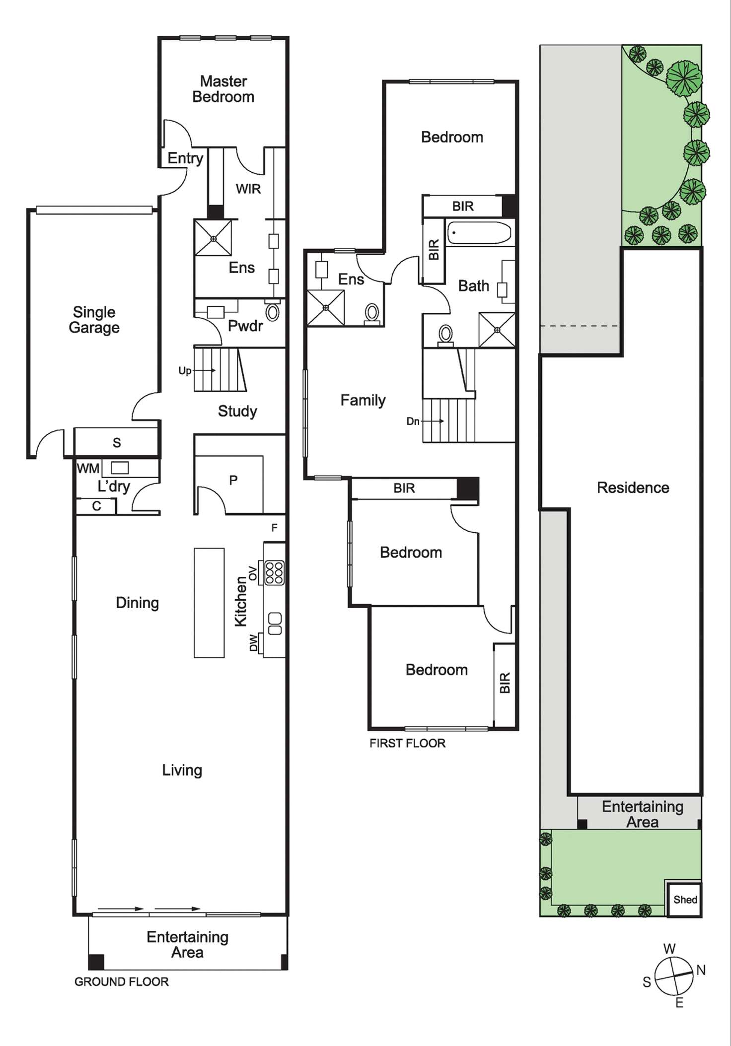 Floorplan of Homely townhouse listing, 54a Mackie Road, Bentleigh East VIC 3165