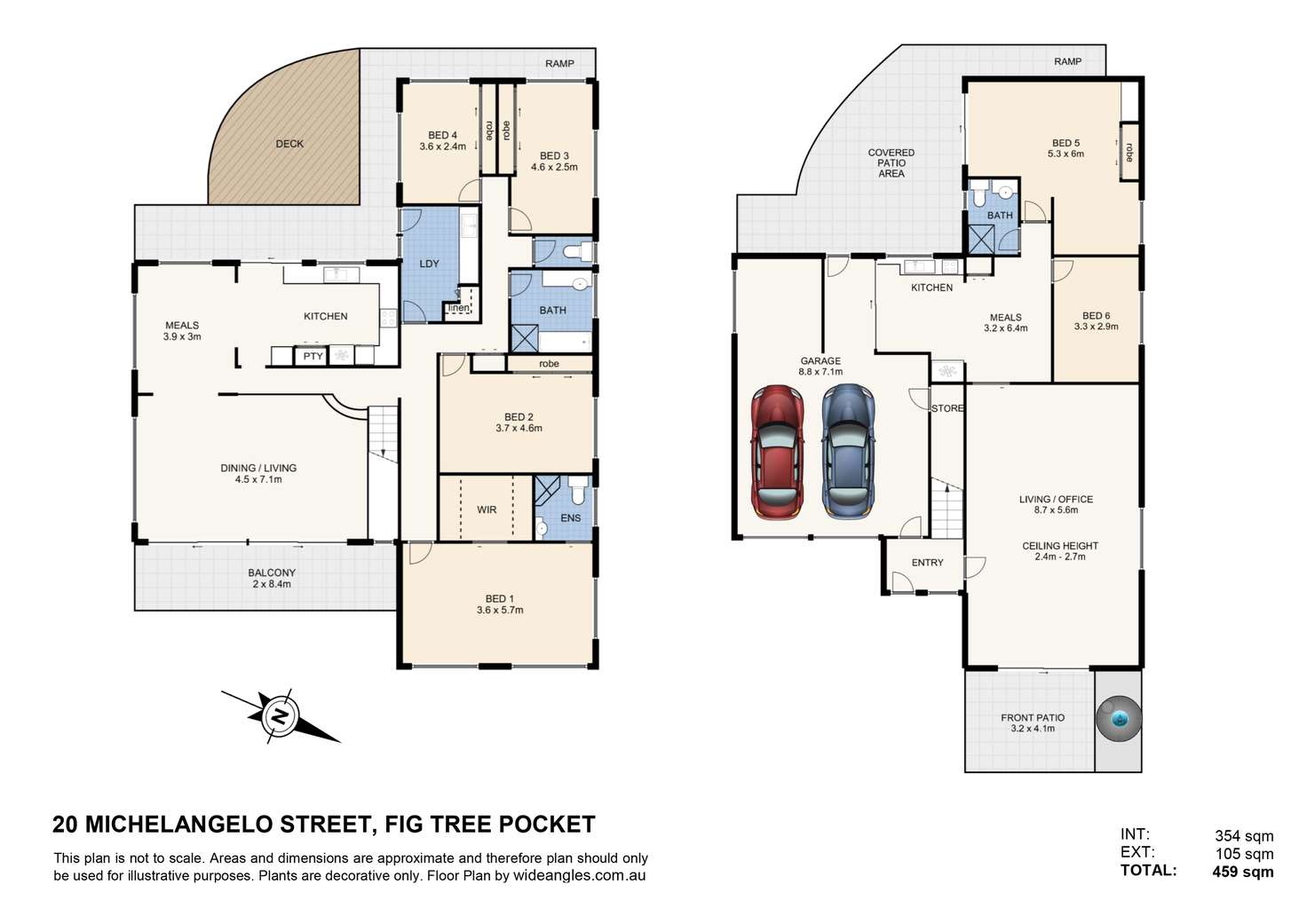 Floorplan of Homely house listing, 20 Michelangelo Street, Fig Tree Pocket QLD 4069
