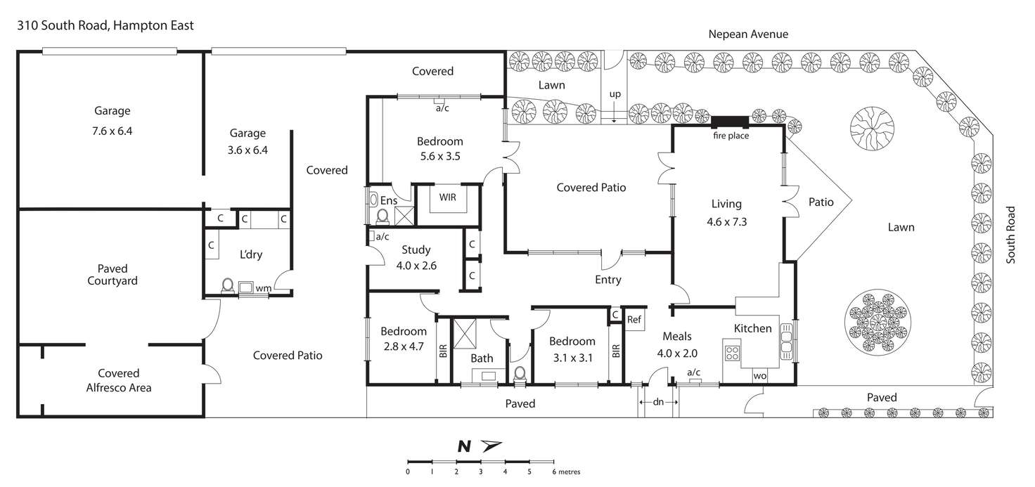 Floorplan of Homely house listing, 310 South Road, Hampton East VIC 3188