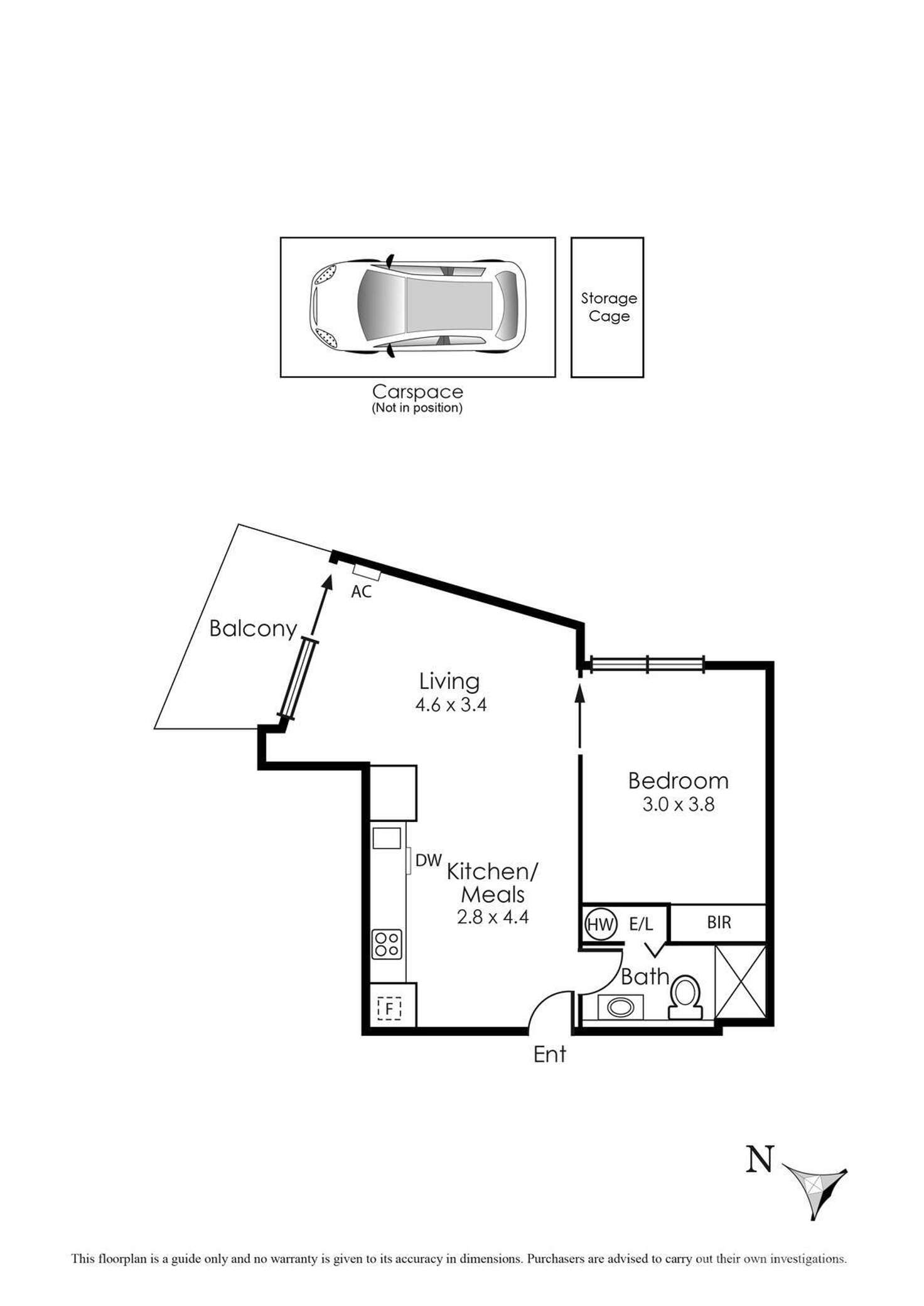 Floorplan of Homely apartment listing, 10/52 Fitzroy Street, St Kilda VIC 3182