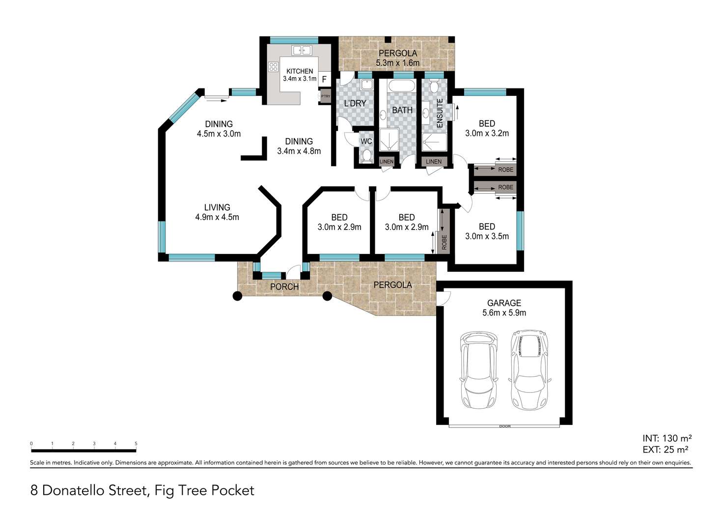 Floorplan of Homely house listing, 8 Donatello Street, Fig Tree Pocket QLD 4069