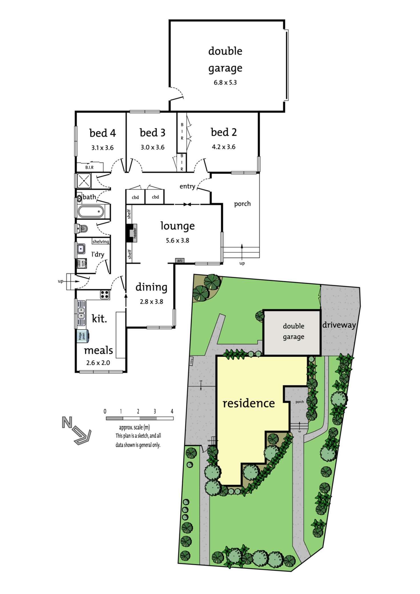 Floorplan of Homely house listing, 12 Monterey Crescent, Donvale VIC 3111