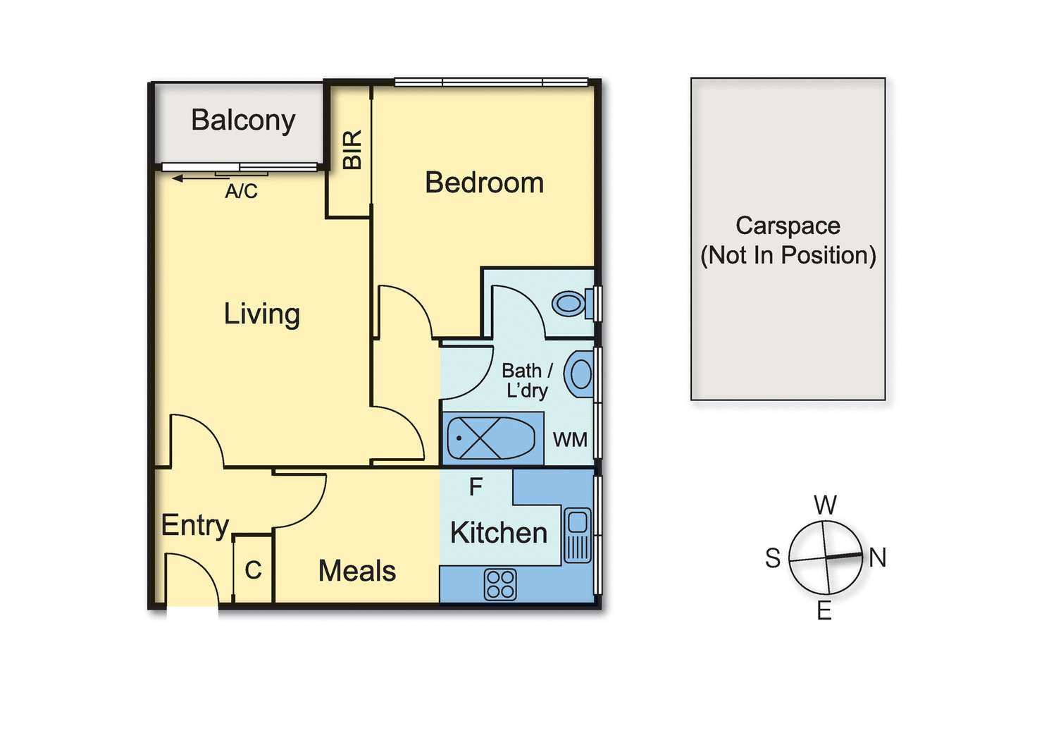 Floorplan of Homely apartment listing, 5/42 Tranmere Avenue, Carnegie VIC 3163