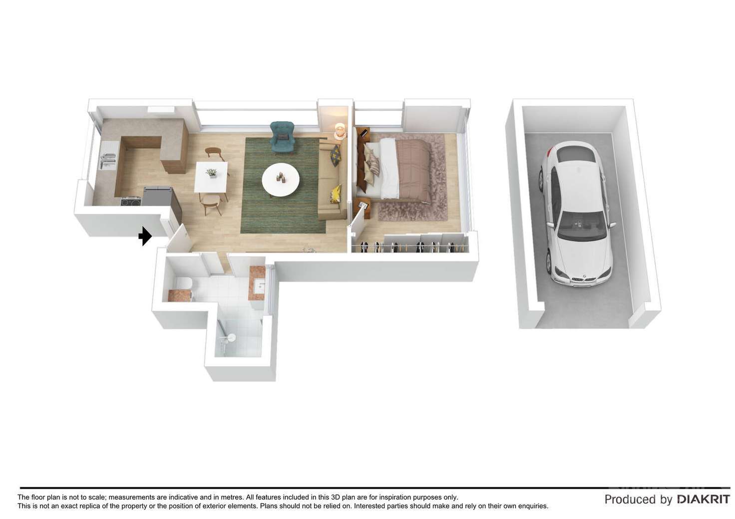 Floorplan of Homely apartment listing, 4/1 Woonsocket Court, St Kilda VIC 3182