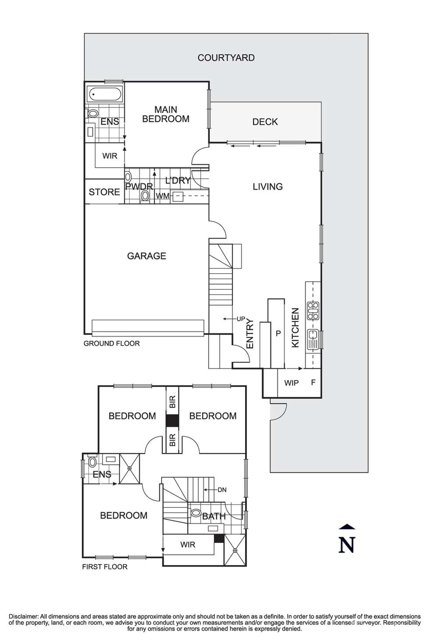 Floorplan of Homely townhouse listing, 4/12 Francesca Street, Mont Albert North VIC 3129