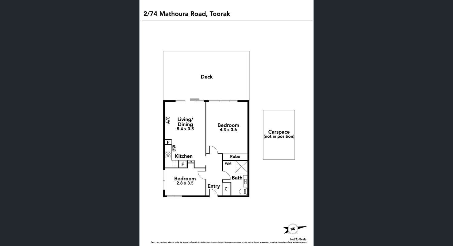 Floorplan of Homely apartment listing, 2/74 Mathoura Road, Toorak VIC 3142