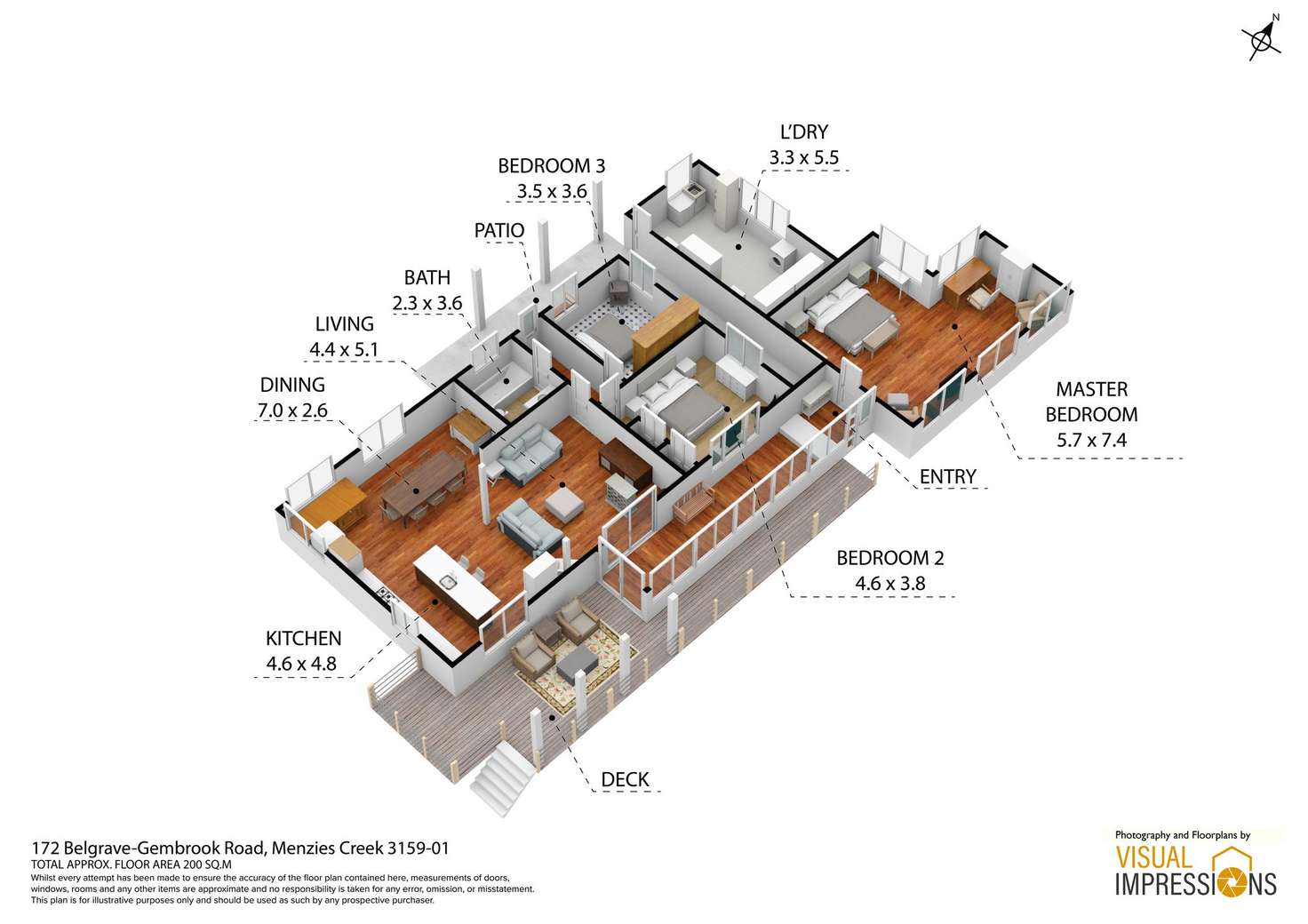 Floorplan of Homely house listing, 172 Belgrave Gembrook Road, Menzies Creek VIC 3159