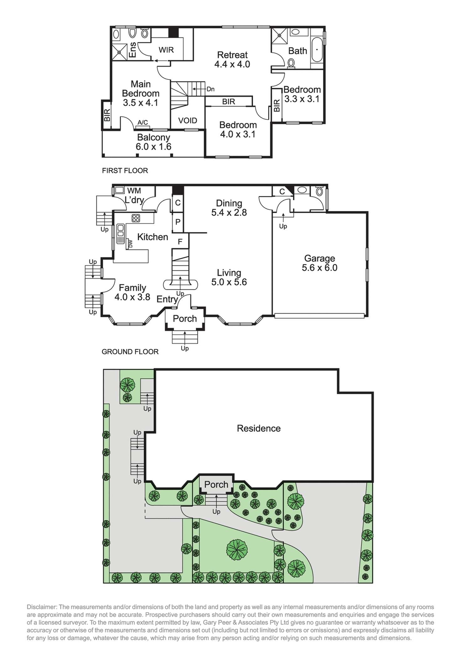 Floorplan of Homely townhouse listing, 1/2 Moore Street, Caulfield South VIC 3162