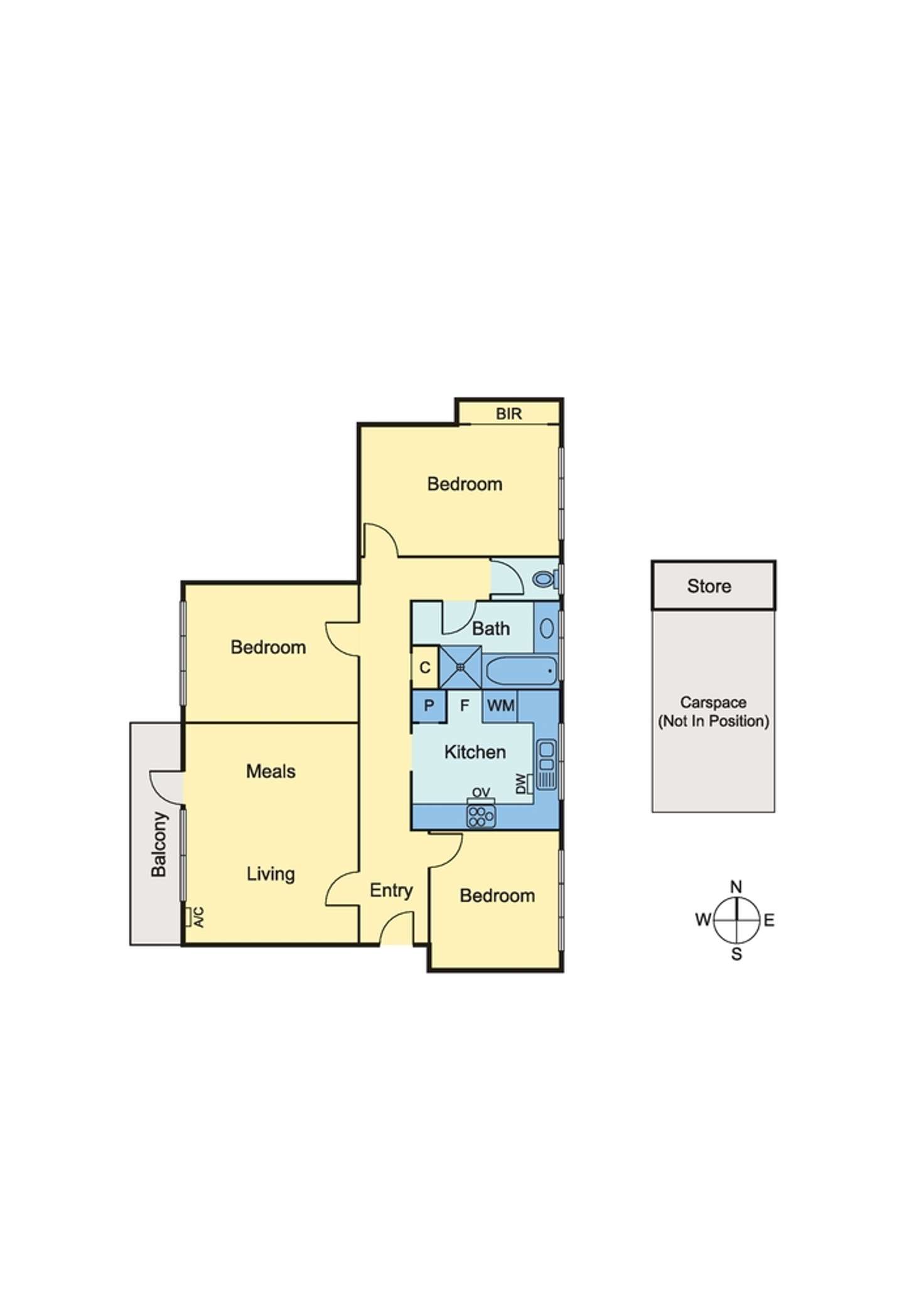 Floorplan of Homely apartment listing, 9/311 Carlisle Street, Balaclava VIC 3183