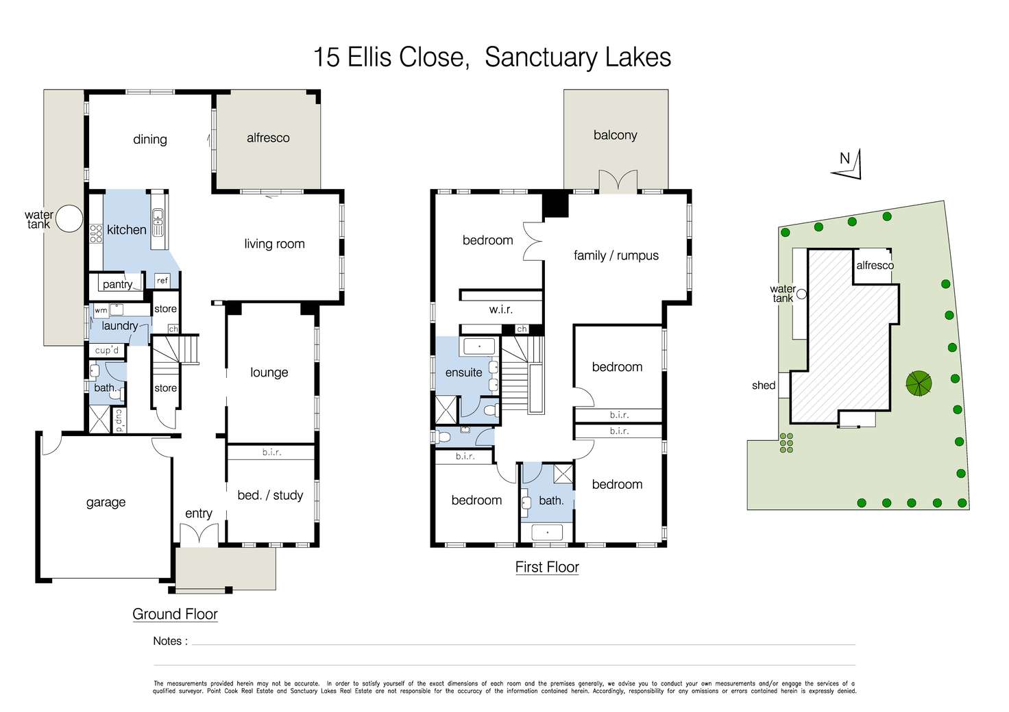 Floorplan of Homely house listing, 15 Ellis Close, Sanctuary Lakes VIC 3030