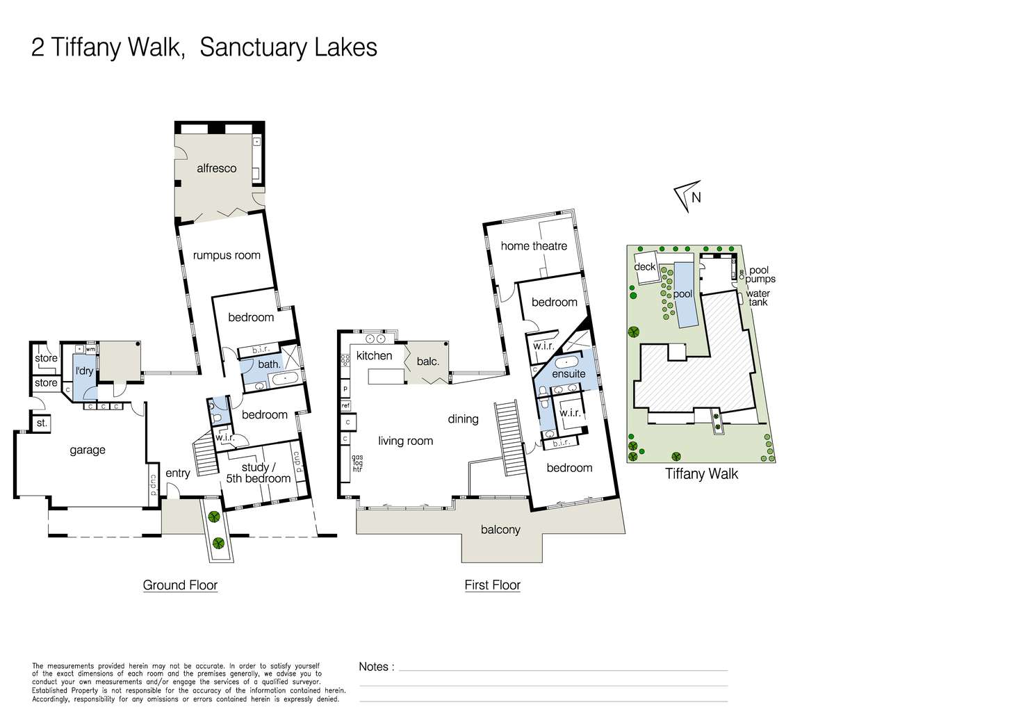 Floorplan of Homely house listing, 2 Tiffany Walk, Sanctuary Lakes VIC 3030