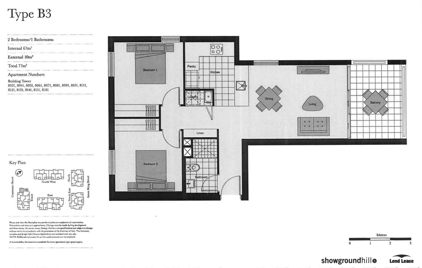 Floorplan of Homely apartment listing, 901/191 Constance Street, Bowen Hills QLD 4006