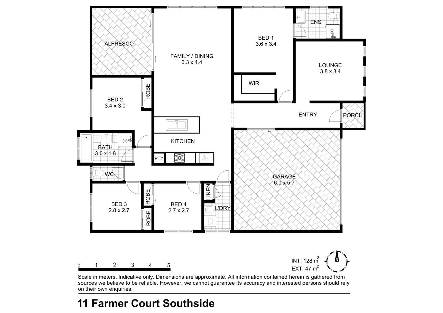 Floorplan of Homely house listing, 11 Farmer Court, Southside QLD 4570