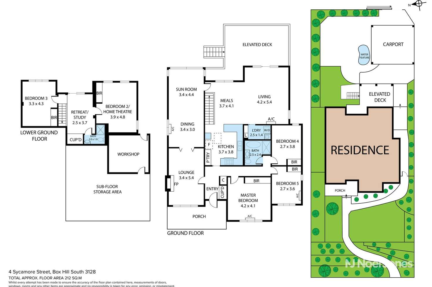 Floorplan of Homely house listing, 4 Sycamore Street, Box Hill South VIC 3128