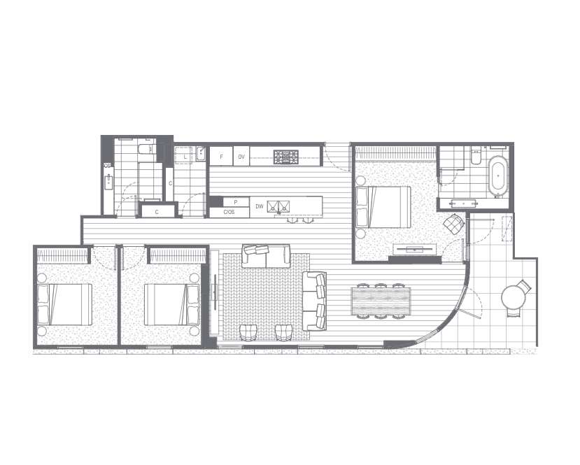 Floorplan of Homely apartment listing, 308B/710 Burwood Road, Hawthorn East VIC 3123