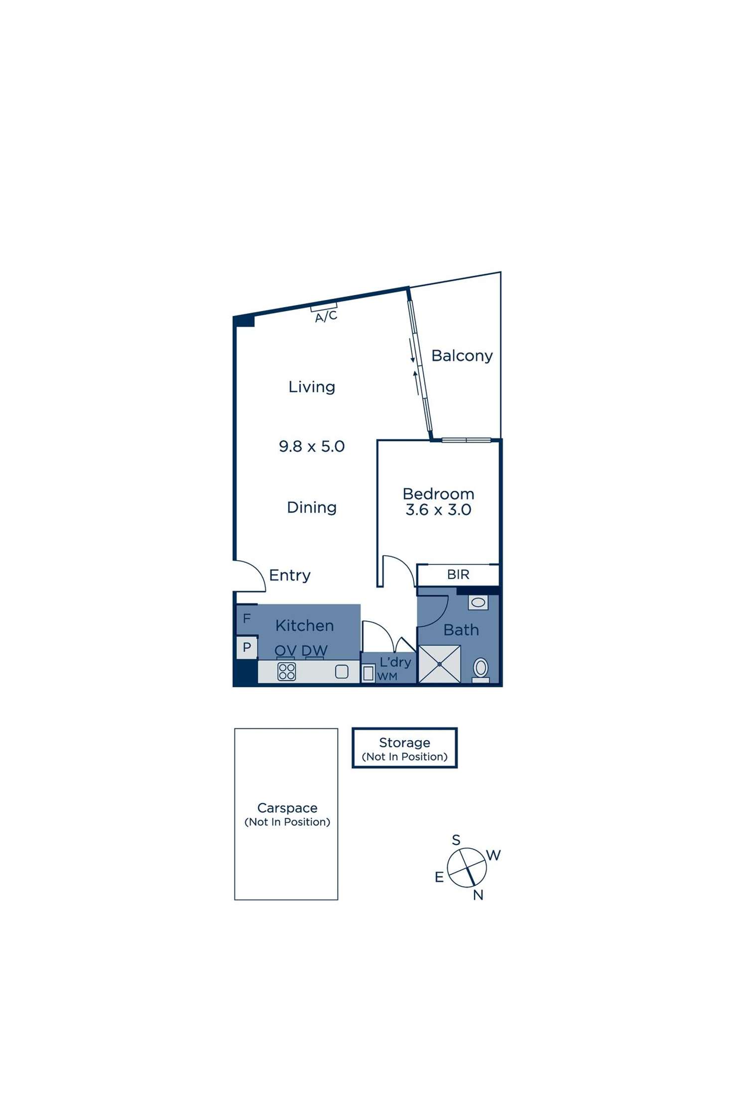 Floorplan of Homely apartment listing, 201/17-21 Queen Street, Blackburn VIC 3130