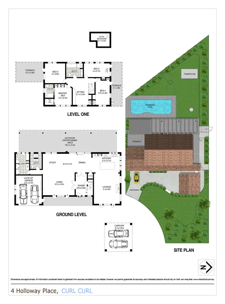 Floorplan of Homely house listing, 4 Holloway Place, Curl Curl NSW 2096