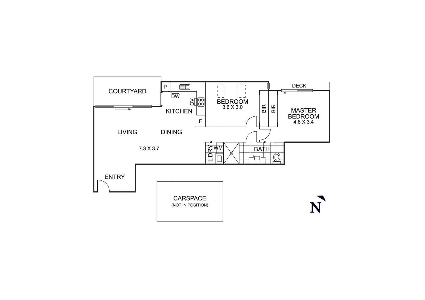 Floorplan of Homely apartment listing, 6/1A Thames Promenade, Chelsea VIC 3196