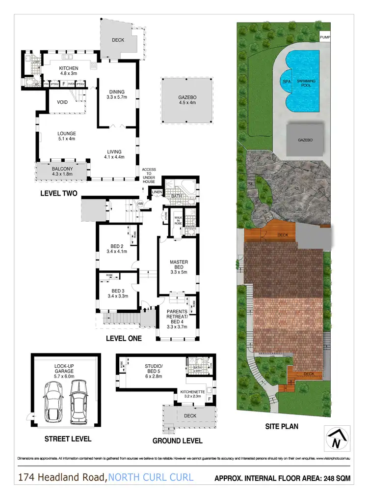 Floorplan of Homely house listing, 174 Headland Road, North Curl Curl NSW 2099