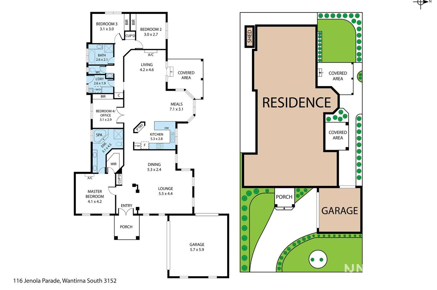 Floorplan of Homely house listing, 116 Jenola Parade, Wantirna South VIC 3152