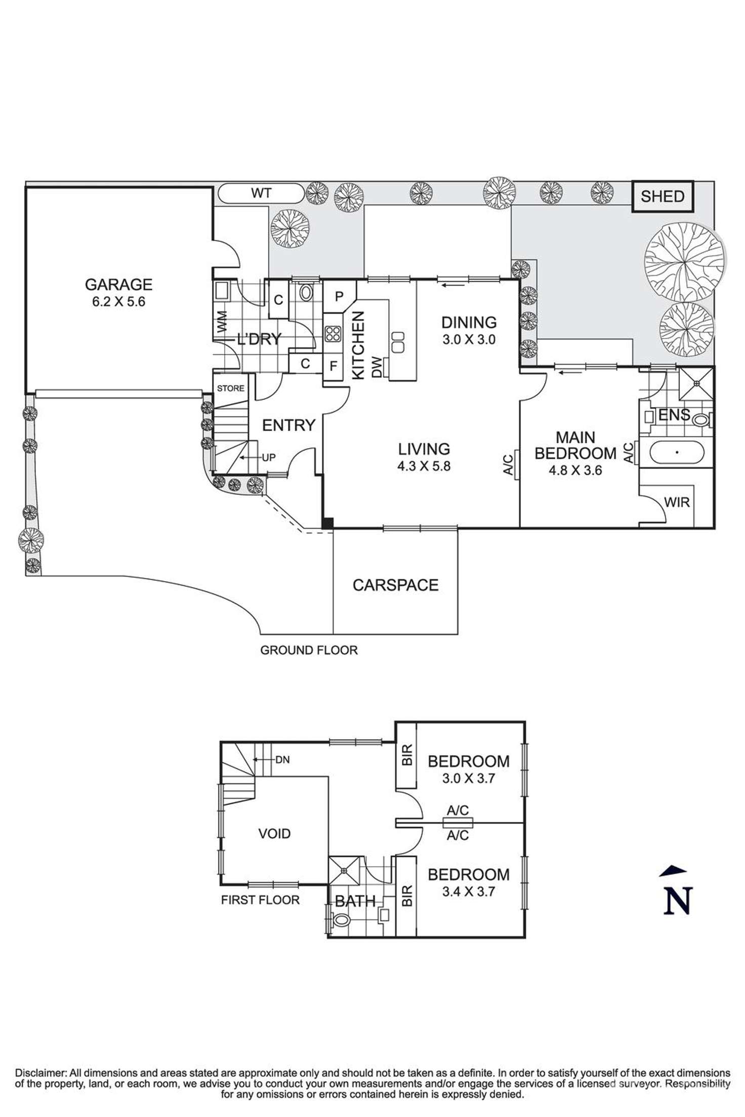 Floorplan of Homely townhouse listing, 3/7 Morloc Street, Forest Hill VIC 3131